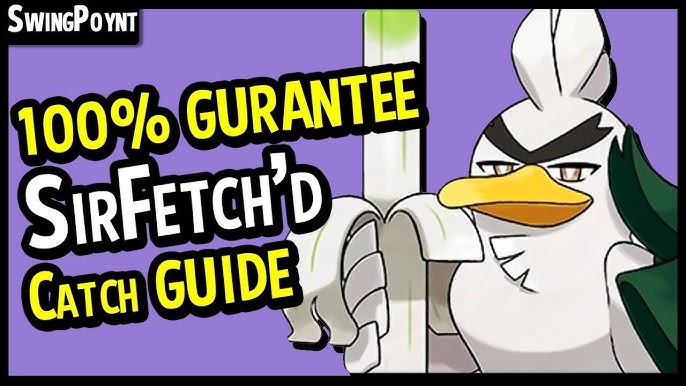 HOW TO EVOLVE FARFETCH'D TO SIRFETCH'D : Pokemon Sword and Shield 