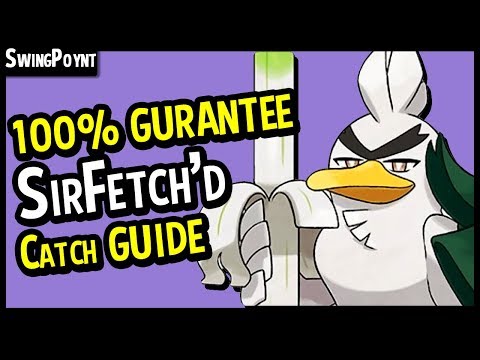 Galar Farfetch D Sirfetch D 100 Gurantee Evolution Guide Sword Exclusive Pokemon Sword Shield Youtube