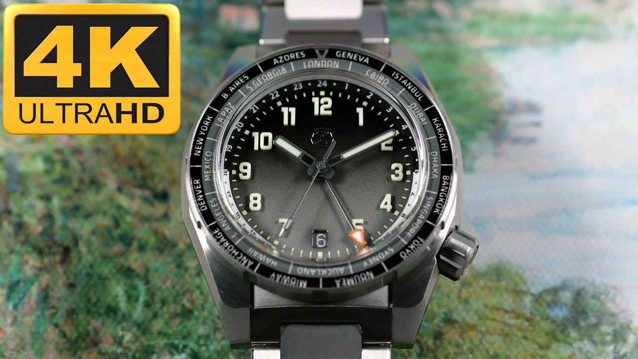 Zelos – Thresher Worldtimer, Gradient 'Dusk' Dial w/applied 3D