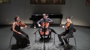 The Trio Miroir plays M. Weinberg string trio a minor Op. 48
