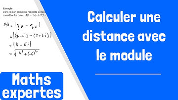Comment calculer une distance avec le module ?