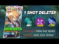 TOP 1 GLOBAL LESLEY CRAZY 1 SHOT BUILD IS HERE!!🔥😱 ( 100% BROKEN!! ) - MUST TRY! - MOBILE LEGENDS Mp3 Song