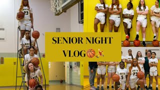 Basketball Senior Night Vlog