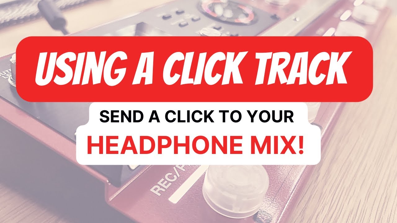 SEND a CLICK TRACK to Your HEADPHONE Mix ONLY - YouTube