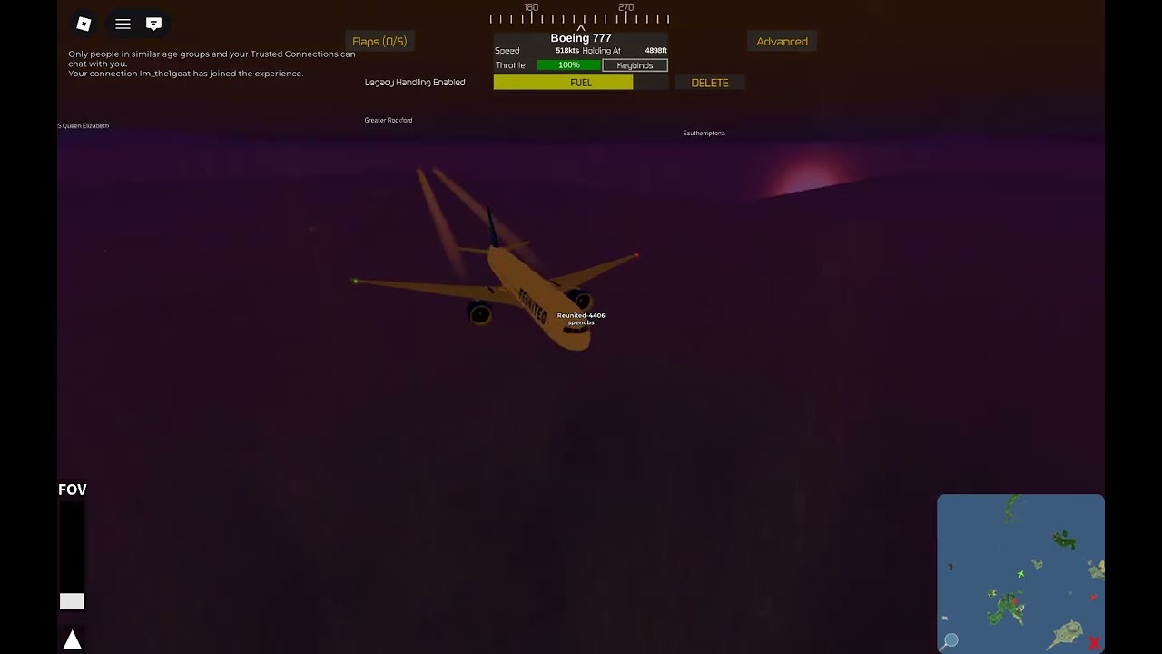 roblox PTFS hard landing crosswinds