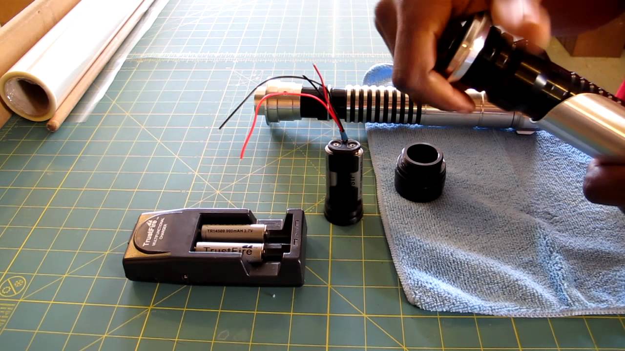 How To Remove The Battery Pack From A Saber With Sound