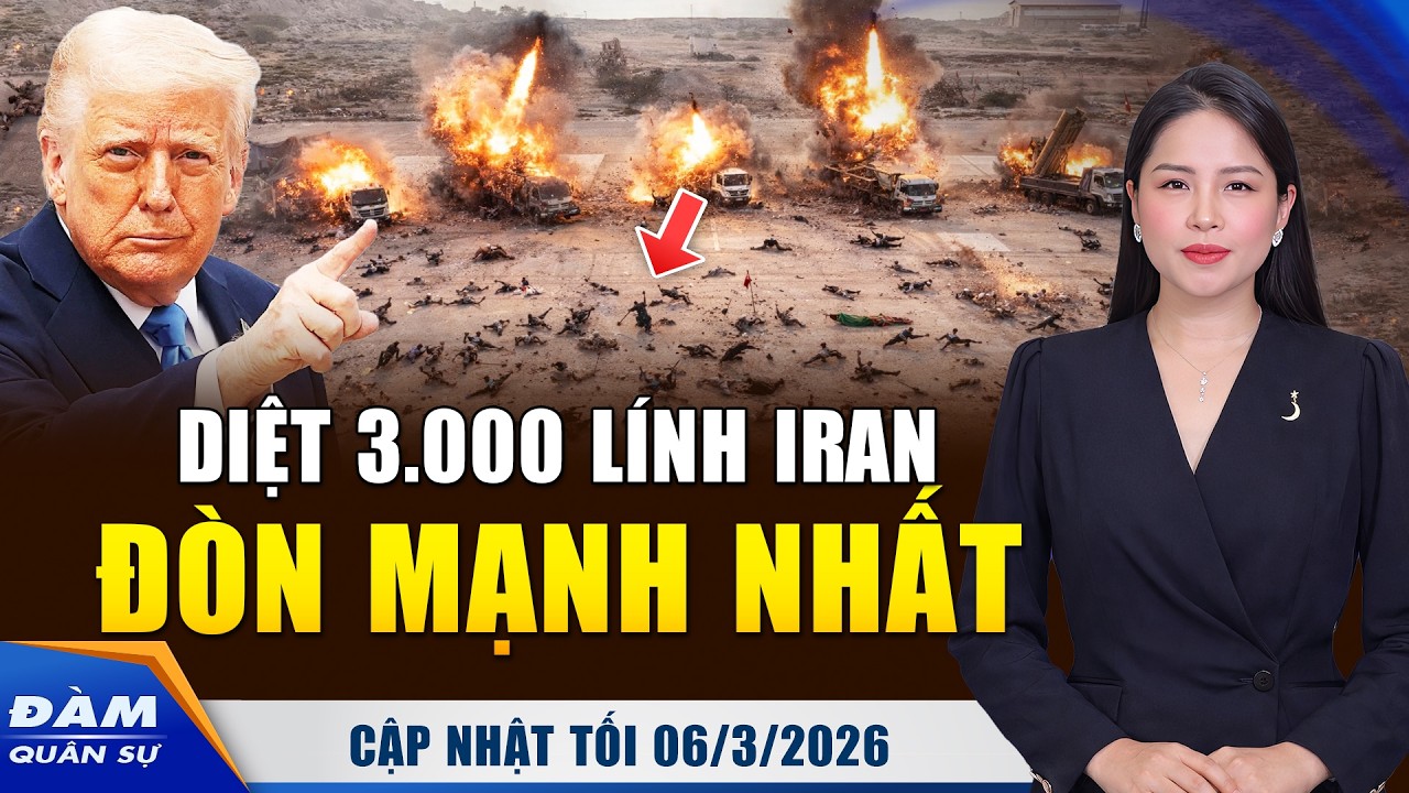 Liên Quân Mỹ-Israel Mở Đợt Không Kích Thuộc Loại Lớn Nhất, Tổng 3.000 Binh Sĩ Iran Đã Bị Tiêu Diệt