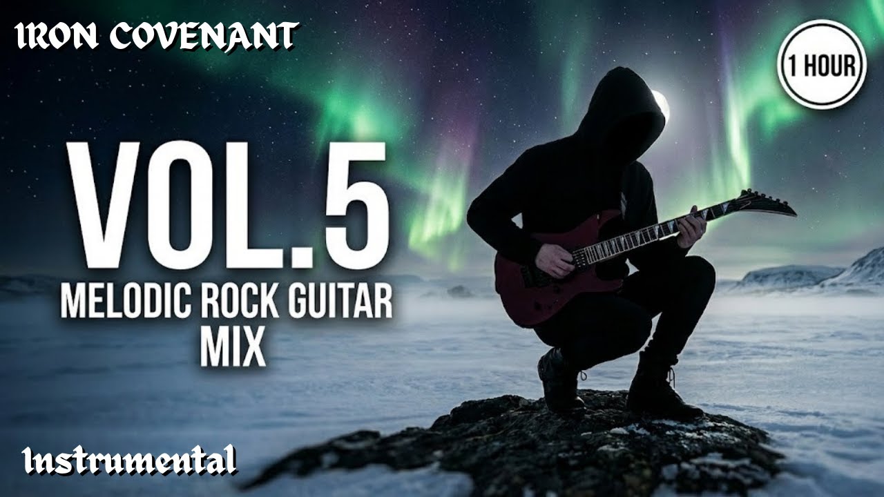 1 Hour of Melodic Rock Guitar Vol. 5 | Great for focus work, gym, and ...