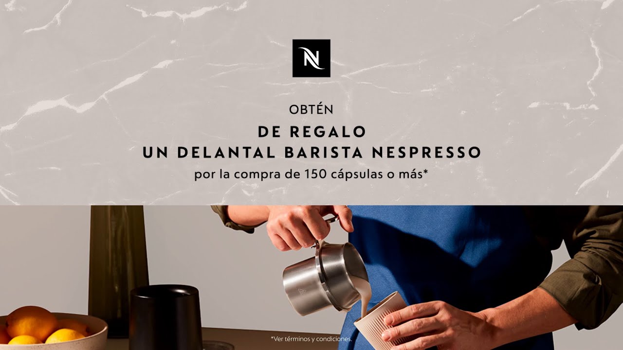 Nespresso – Delantal Barista Nespresso de regalo – Mes del Padre 2022 |  CL