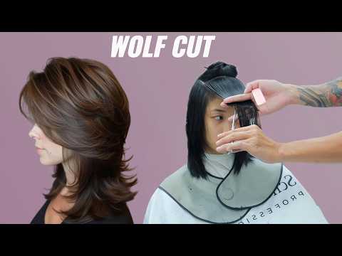 Wolf Cut | HOW TO CUT A WOLF HAIRSTYLE ON THICK HAIR