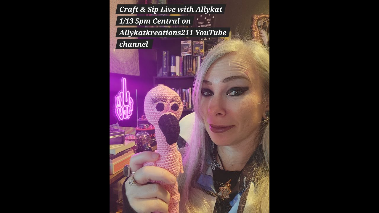 Craft & Sip Live with AllyKat 1/13 Energies, Creative Flow, Community, and More