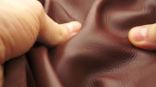 Dark brown real leather sheets. Good quality soft, smooth napa genuine leather in chocolate brown screenshot 3