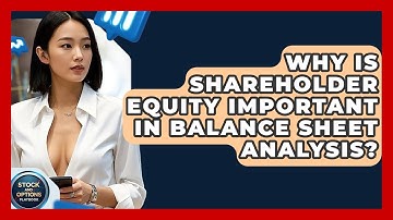 Why Is Shareholder Equity Important In Balance Sheet Analysis? - Stock and Options Playbook