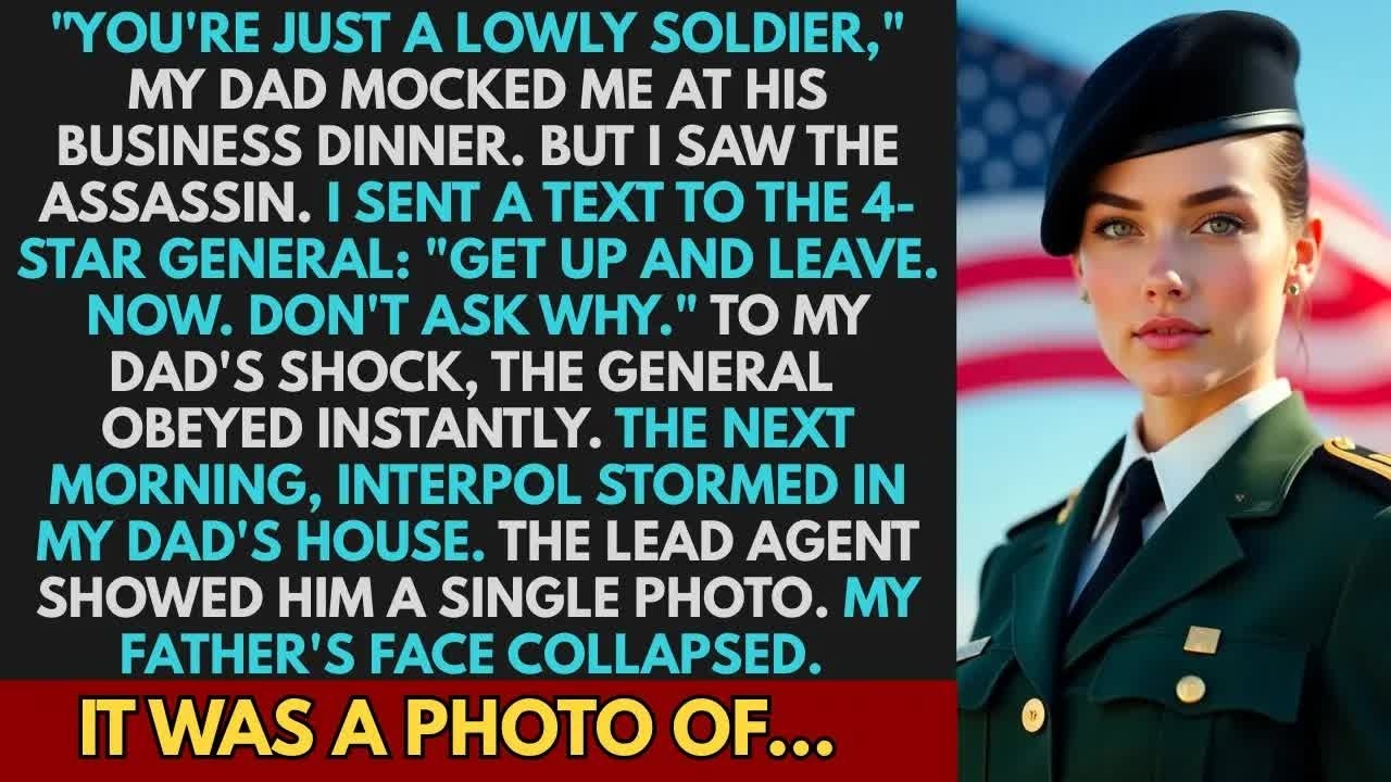 Dad Mocked Me — Until a General Instantly Followed My Secret Text