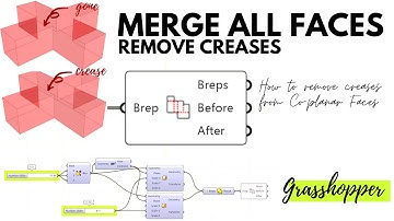 Rhino 6 and Grasshopper Merge All Faces Quick Lesson