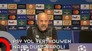 Bosz geeft hoog op van Napoli: ‘Maar wij zullen altijd scoren’