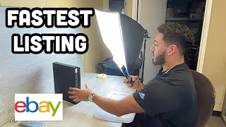 How I list 25 items on eBay in 1 hour!! List faster on eBay!