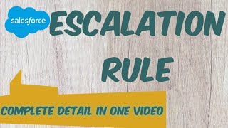 Escalation Rules In Salesforce | Case Assignment Rules In Salesforce | Case Escalation rules Wealth