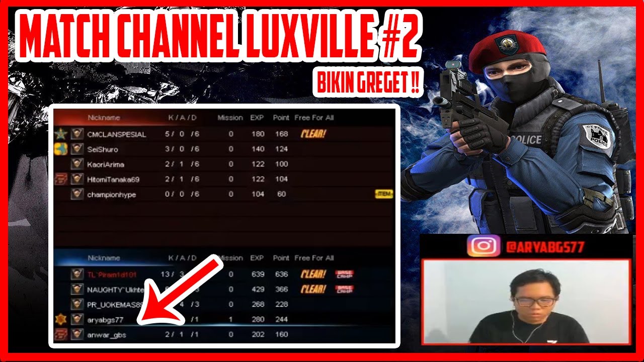 MATCH CHANNEL LUXVILLE 2 !! POINT BLANK INDONESIA 11 YouTube