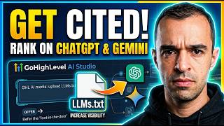 Get Cited on ChatGPT & Gemini! How to Add LLMs txt to GoHighLevel AI Sites