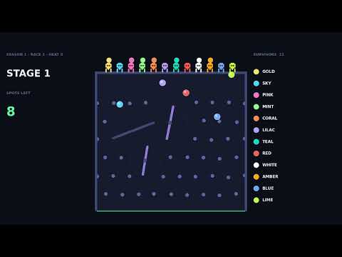 Spinners! | 12 Ball Elimination Race - Season 1, Race 2