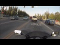 riding the Ninja in Fairbanks Alaska