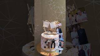 Photo Theme Anniversary Cake #cakecalorie #shorts