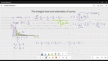 section 11.3 The Integral test and estimates of sums (part 1).