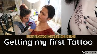 GETTING MY FIRST TATTOO IN 2020 | BEST TATTOO ARTIST IN DELHI | DAMSELS IN STYLE