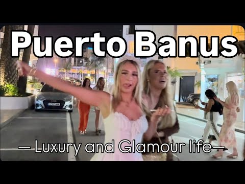 Puerto Banus Nightlife Luxury Walk 4K | Supercars, Yachts & Marbella Lifestyle