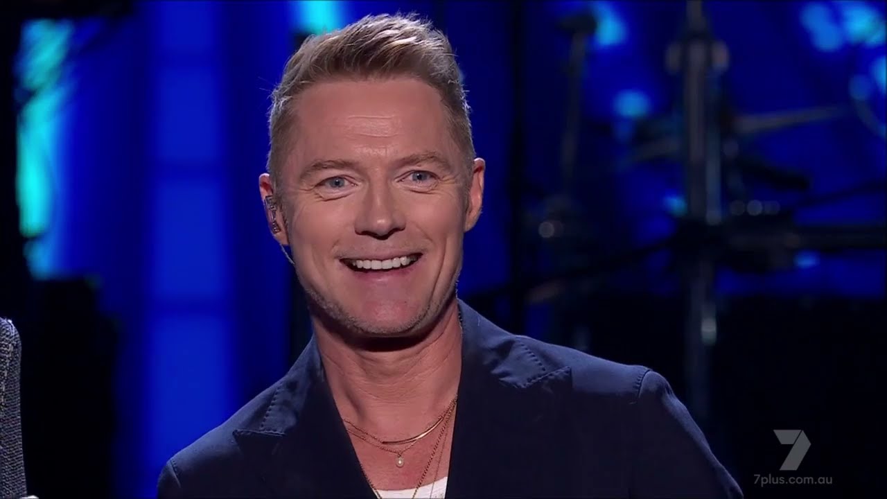 Ronan Keating talks after performing 'Lovin’ Each Day' - Australian Idol 2025