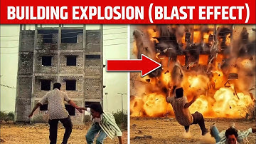 Building Explosion Effect | Building Blast Vfx Editing In Mobile | MR Krishna Dasji