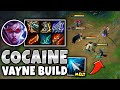 COCAINE VAYNE WILL ERASE YOUR WHOLE TEAM IN SECONDS!! (CRAZY ATTACK SPEED) - League of Legends