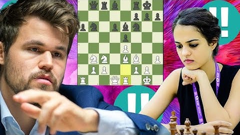 chess game 9, Magnus Carlsen vs Tania Sachdev
