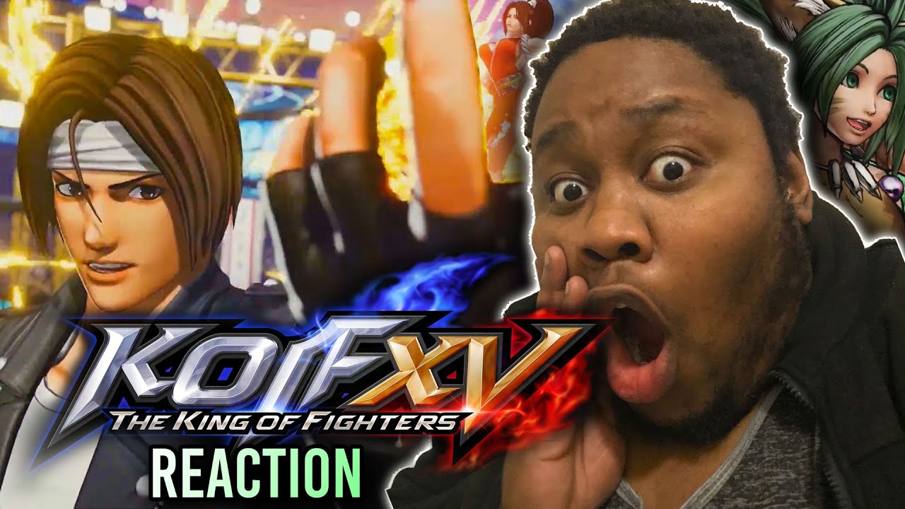 ITS TOO HYPE! King Of Fighters XV Gameplay Reveal Trailer REACTION + Cham Cham in Samsho