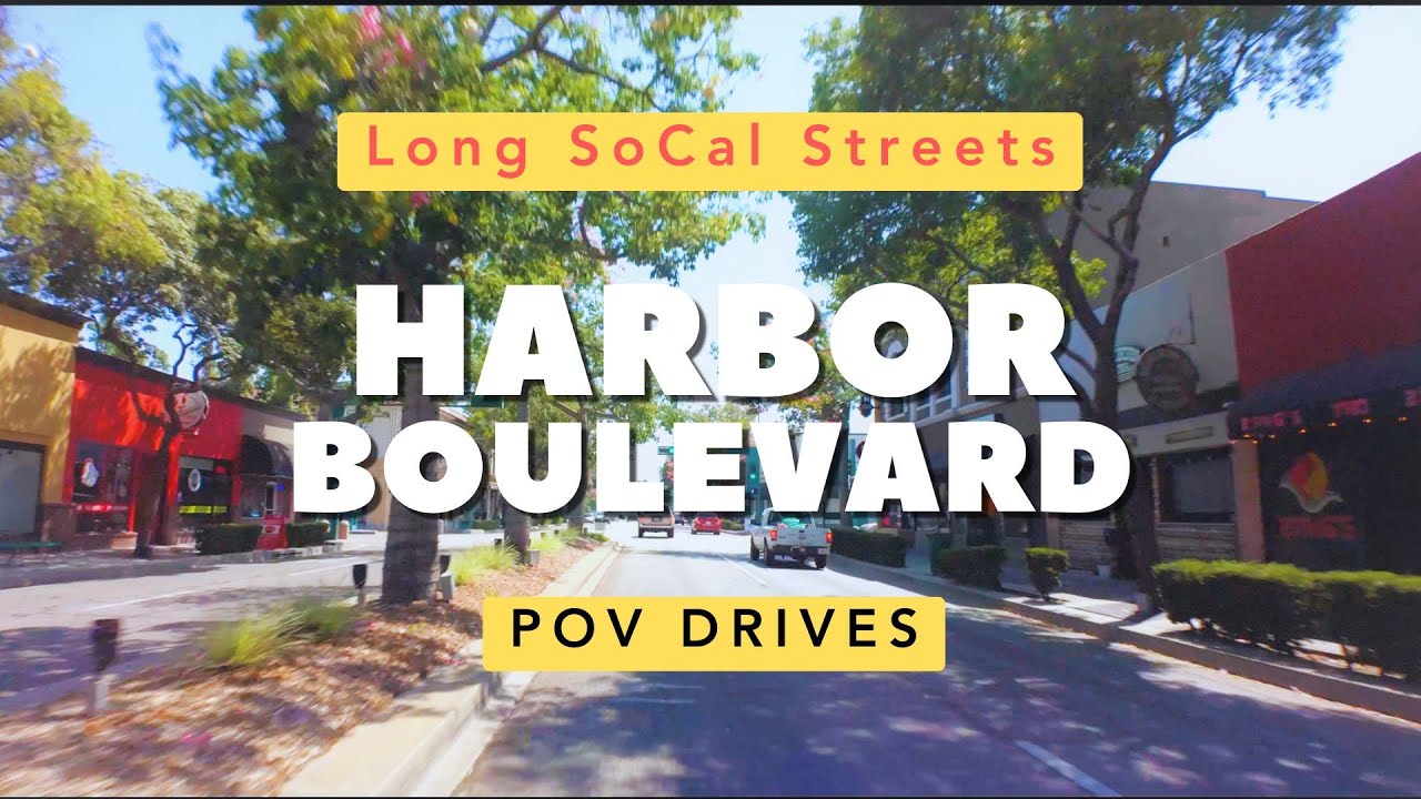 Harbor Boulevard POV Driving Tour | Long SoCal Streets | La Habra to Costa Mesa