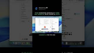 STOP SCRAPING MANUALLY! TURN ANY WEBSITE INTO CLEAN AI DATA