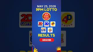 Recap: 9PM Lotto Result Today May 25, 2026 PCSO