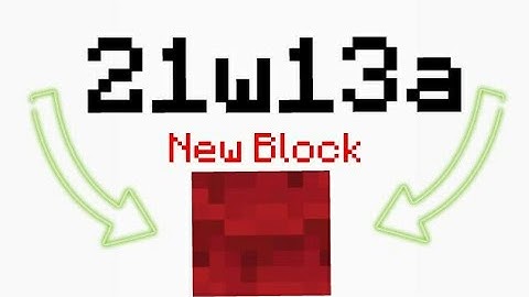 21w13a Minecraft Snapshot | Minecraft 1.17 Caves & Cliffs