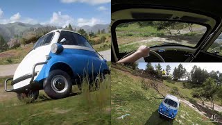 1957 BMW ISETTA 300 EXPORT Car Racing in Forza Horizon 5 - PC Gameplay sync with Replay