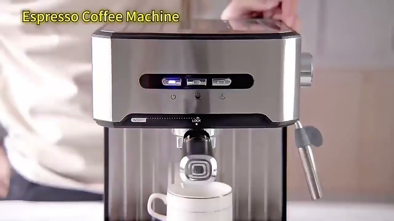 Machine À Café Expresso Cappuccino Latté Florence 1200W-1,6L