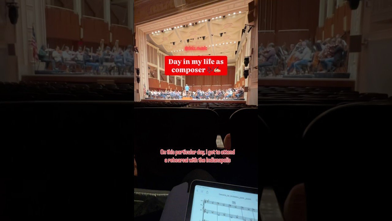 Day in my life as a composer 🎶✨ 
