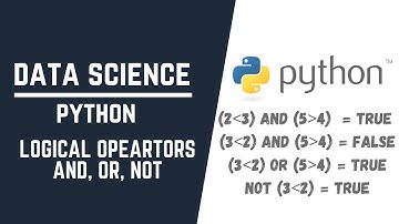 Data Science Course - Logical Operators(AND, OR, NOT) in Python || (Urdu/Hindi)
