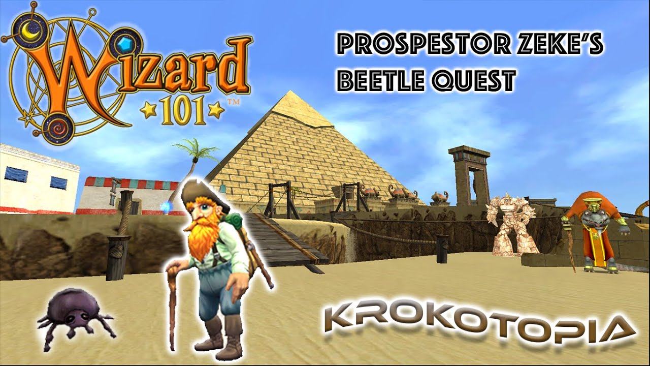 Prospector Zeke's Beetle Quest Wizard101 Walkthrough YouTube