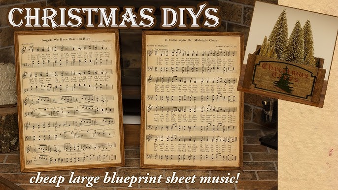 🤯 You Won't Believe What I Do with Christmas Sheet Music!🎄 Christmas Decor DIYS on a BUDGET! - YouTube you-won-t-believe-what-i-do-with-christmas-sheet-music-christmas-decor-diys-on-a-budget-youtube