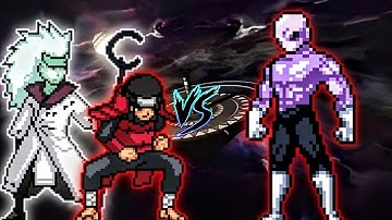 Hashirama OP V2 (New) & Uchiha Madara OP V2 (New) VS Jiren OP (all form) in Jump Force Mugen