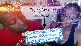 Universal Yums  Brazil Box Unboxing and Tasting - August 2016