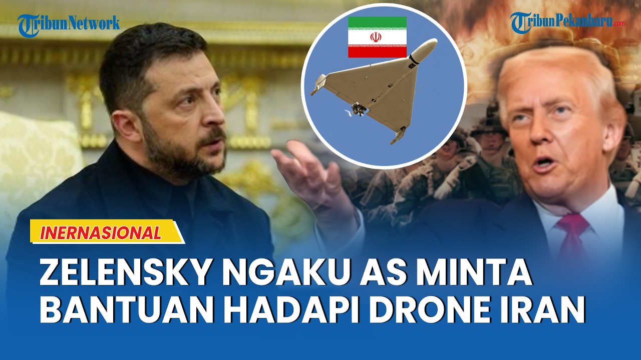Drone Iran Bikin Repot AS, Minta Bantuan Zelensky untuk Rontokkan Shahed