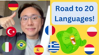 LIVE | Learn 20 Languages with Polyglot Everyday! (Duolingo, LingQ, Babbel, Busuu...)