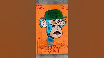 Did a made a mistake🫣? Bored ape yacht club NFT exposed in graffiti style
